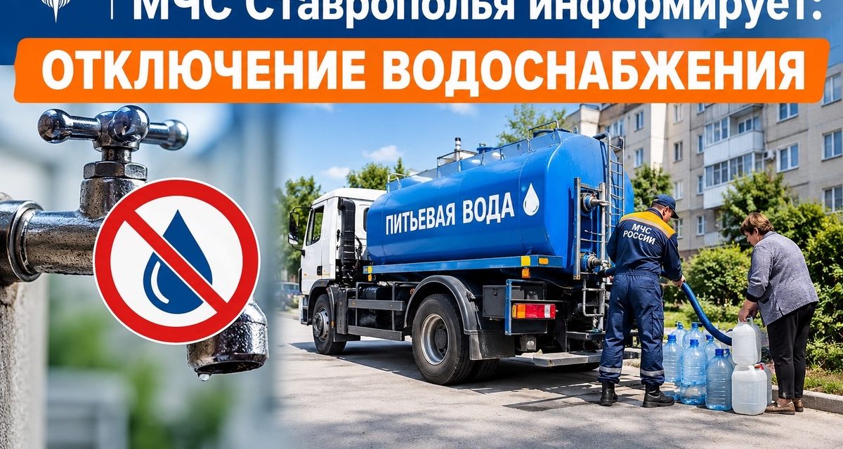 В Кисловодске, Ессентуках и Предгорном округе 24 сентября ограничат воду
